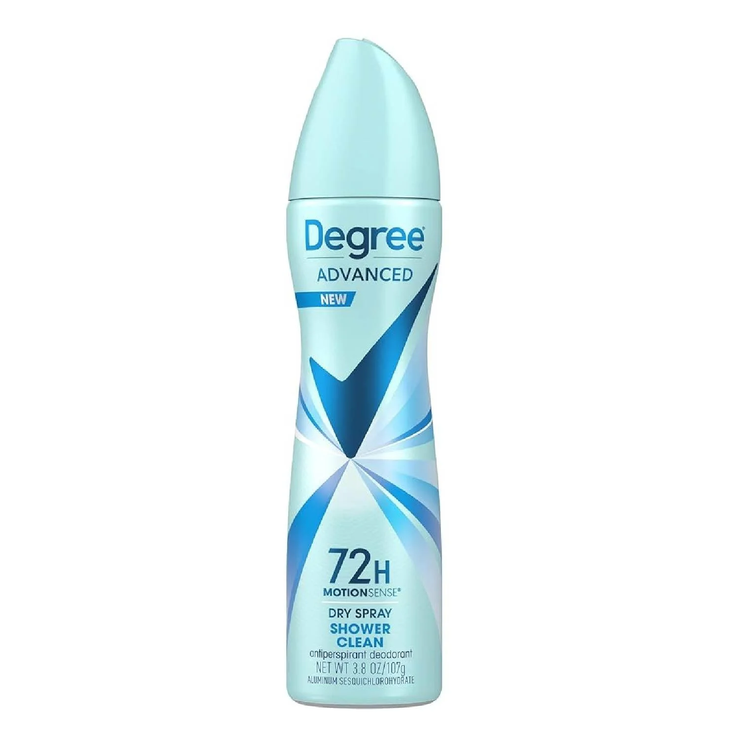 Degree Motion Sense Dry Spray Antiperspirant, Shower Clean, 3.8 Oz- 12 Pack - Image 2