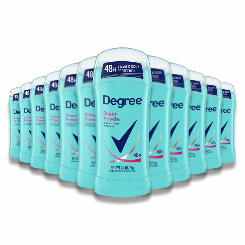 Degree Women Deodorant Invisible Solid, Sheer Powder deodorant - 2.6 Oz - 12 pack - Image 5