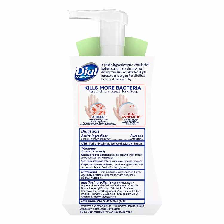 Dial - Aloe Scent Foaming Hand Soap, Pump - 7.5 Oz - 6 Pack - Image 3