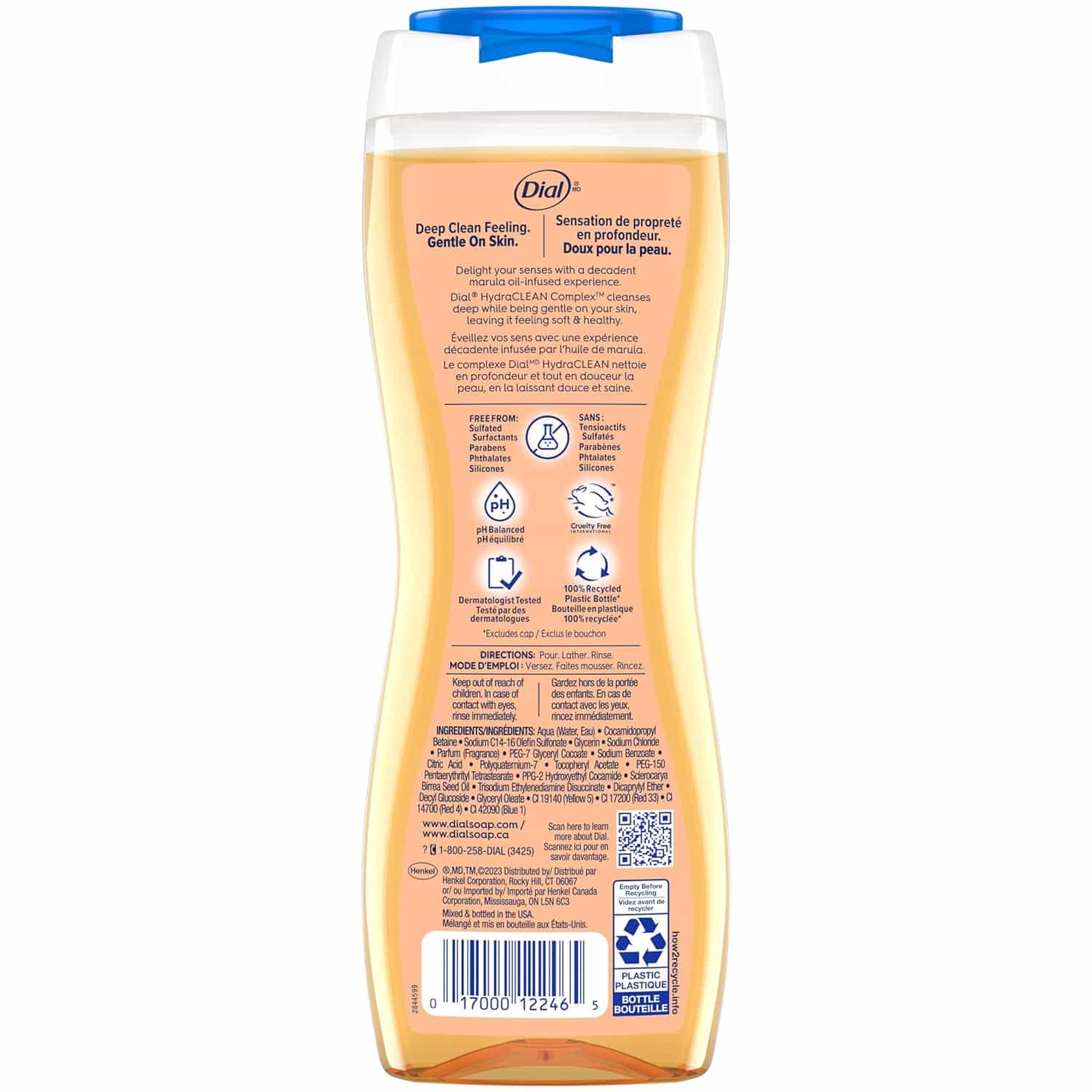 Dial Body Wash Miracle Oil Marula – 16 oz – 6 Pack - Image 3