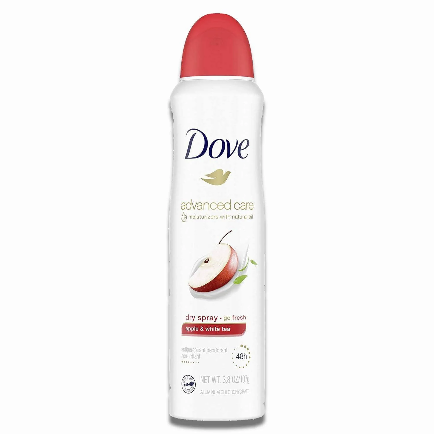 Dove - Advanced Care  Dry Spray Antiperspirant Deodorant for Women Apple With Tea 3.8 Oz - 12 Pack - Image 2