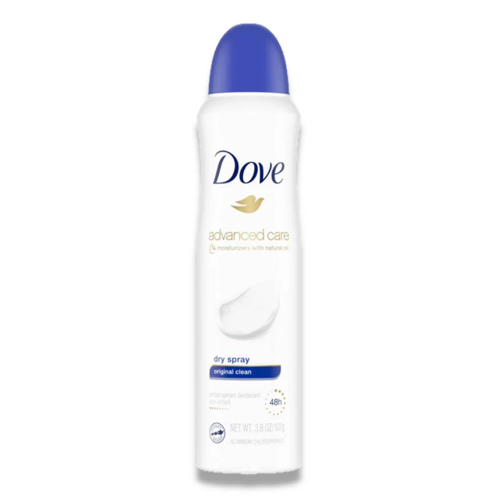 Dove - Advanced Care, Dry Spray Antiperspirant Deodorant, Original Clean - 3.8 Oz - 12 Pack - Image 2