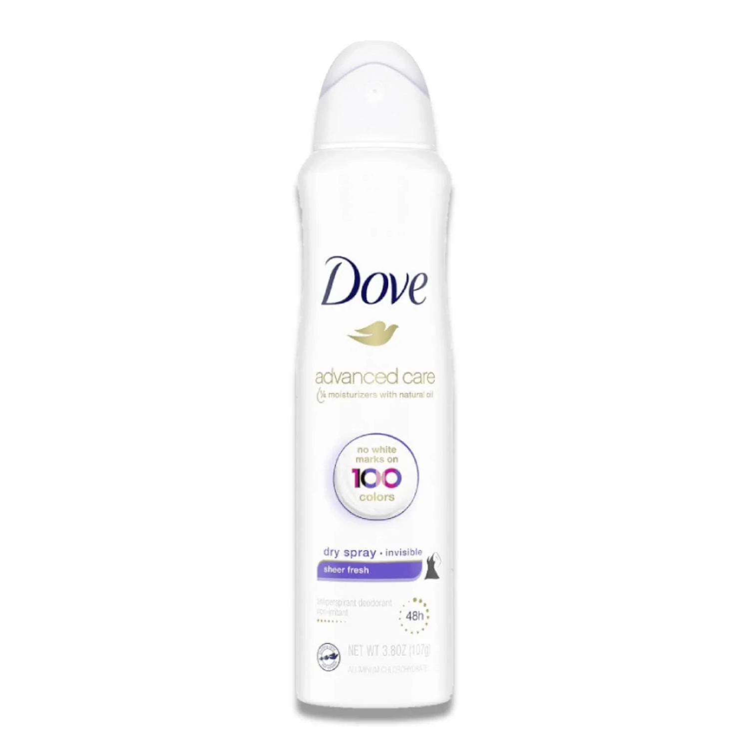 Dove - Advanced Care, Invisible Dry Spray Antiperspirant Deodorant, Fresh, for Women - 3.8 Oz - 12 Pack - Image 2
