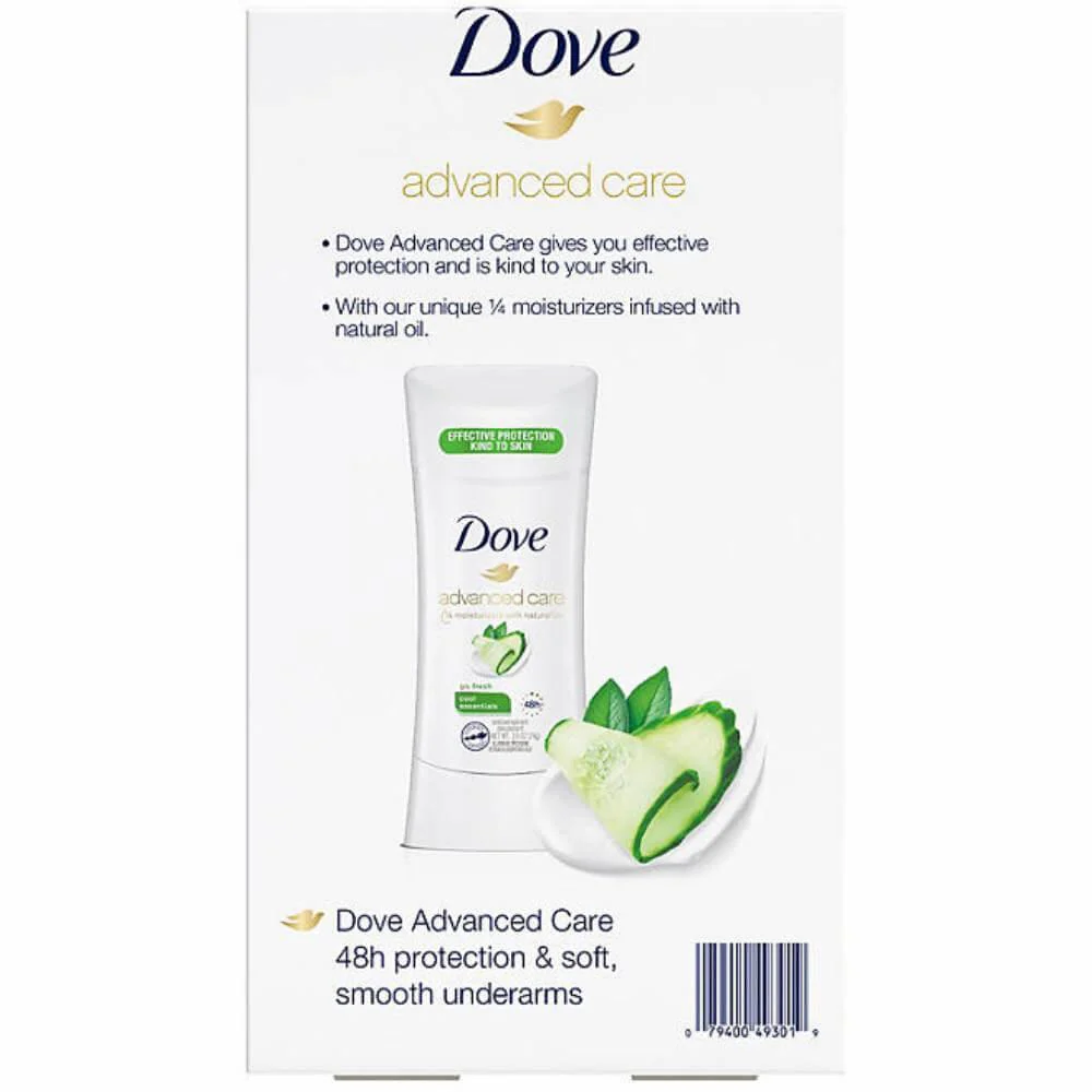 Dove - Antiperspirant Deodorant Cool Essentials - 2.6 Oz - 4 Pack - Image 2
