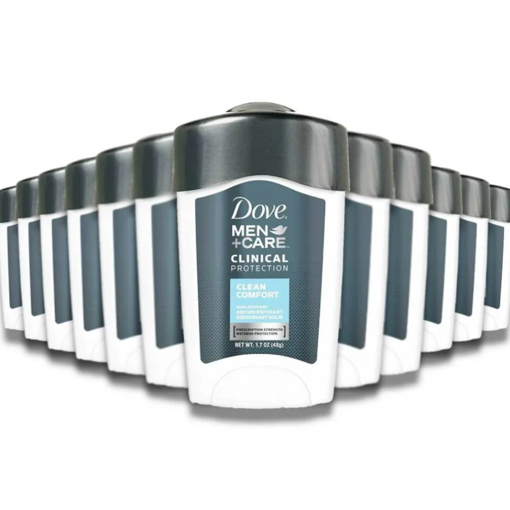Dove - Antiperspirant Deodorant Stick, Clean Comfort - 1.7 oz - 24 Pack - Travel Size