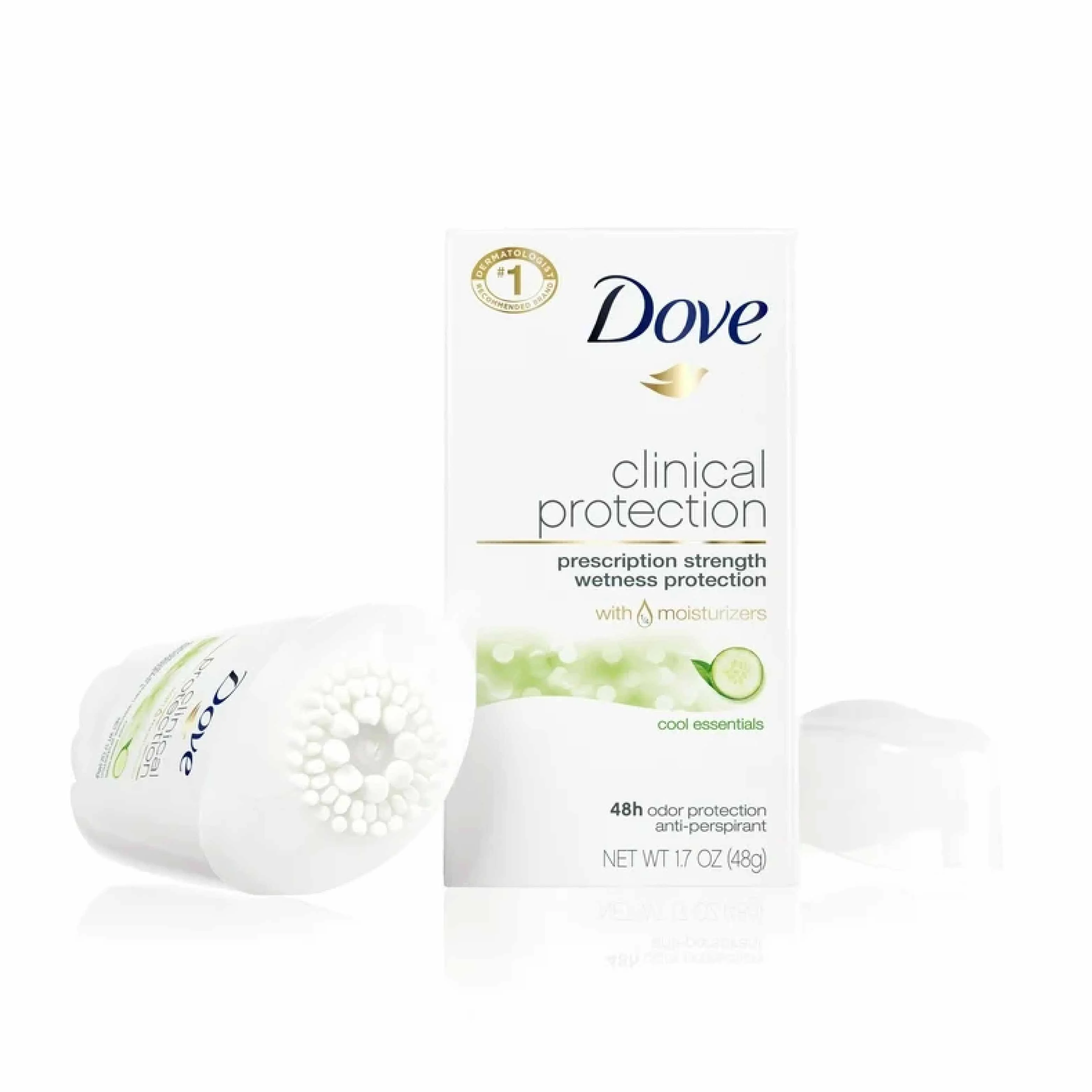 Dove Beauty Clinical Protection Cool Essentials Antiperspirant & Deodorant Stick - 1.7oz - 24 Pack - Image 2