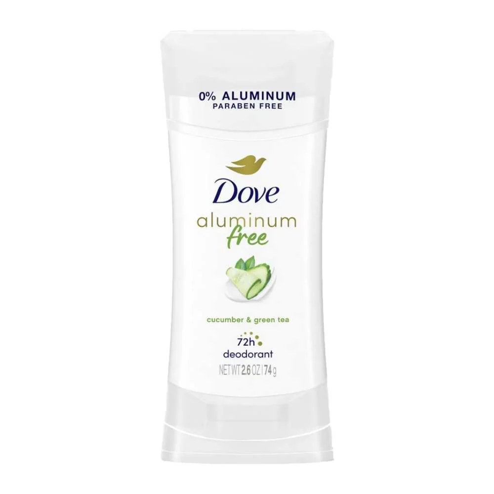 Dove - Beauty Cucumber & Green Tea Solid Deodorant Stick, Aluminum-Free - 2.6 Oz - 12 Pack - Image 2