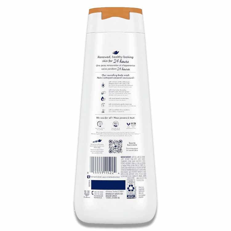 Dove - Body Wash Pampering Shea Butter & Warm Vanilla - 20 Oz - 4 Pack - Image 2