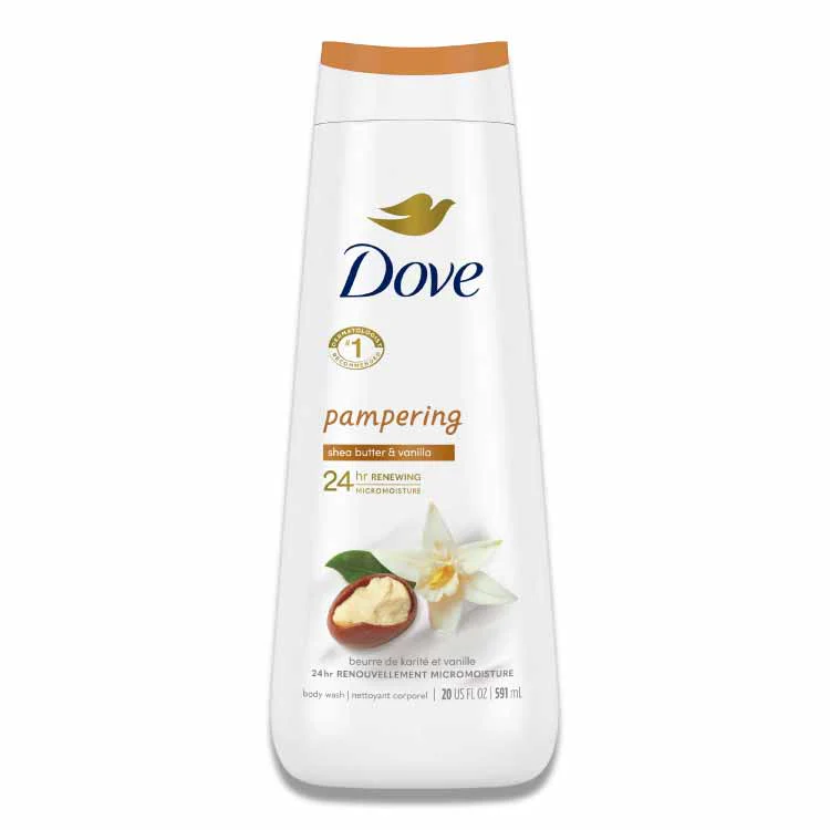 Dove - Body Wash Pampering Shea Butter & Warm Vanilla - 20 Oz - 4 Pack - Image 3