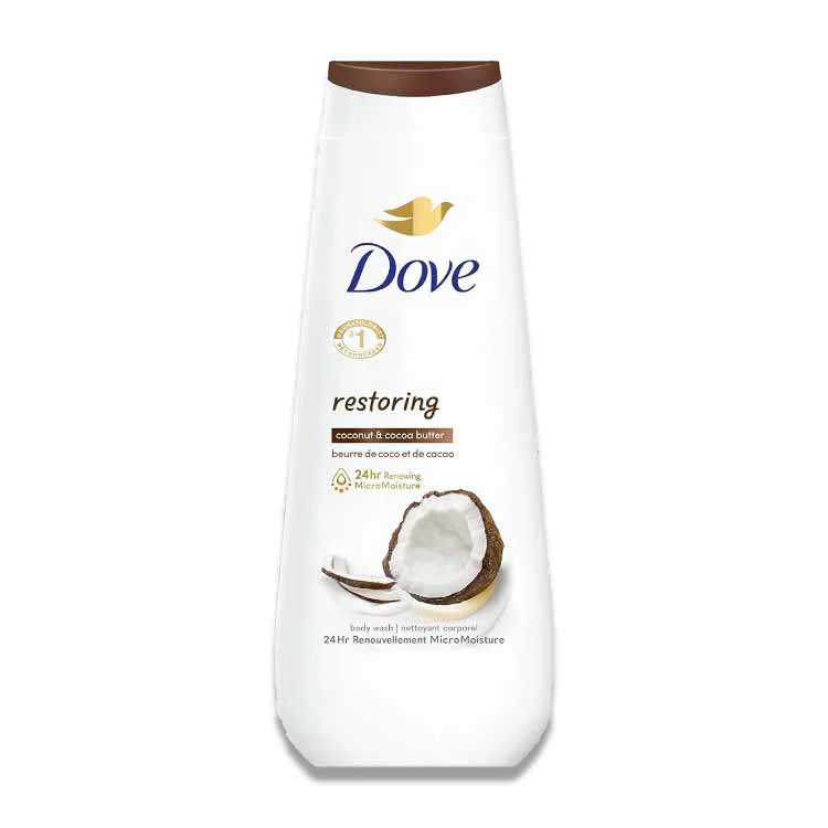 Dove - Body Wash Restoring Coconut Butter & Cocoa Butter - 20 Oz - 4 Pack - Image 2