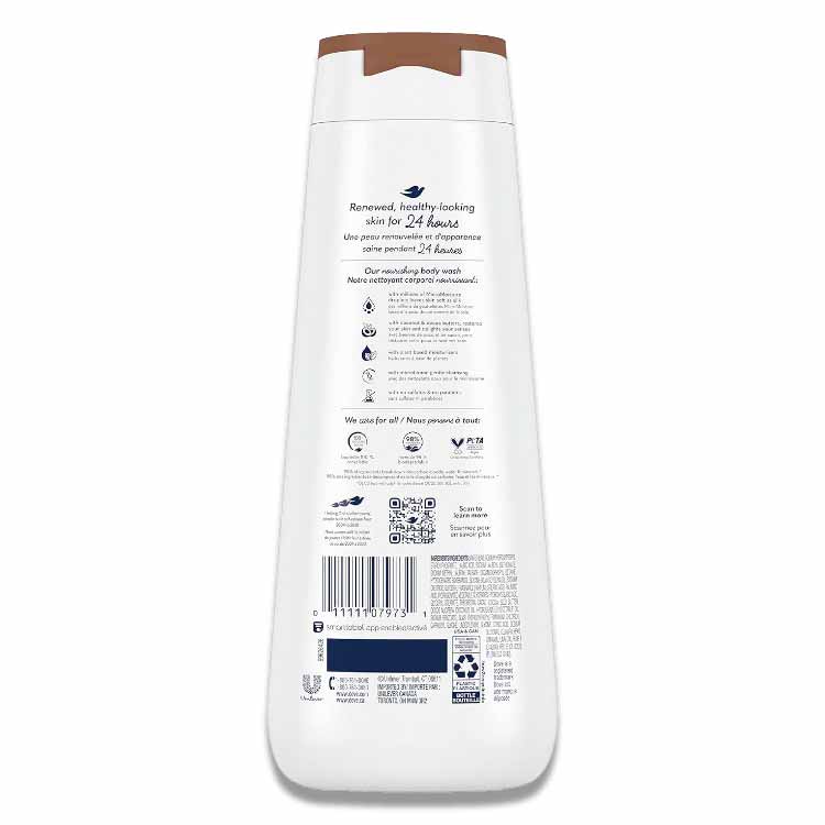 Dove - Body Wash Restoring Coconut Butter & Cocoa Butter - 20 Oz - 4 Pack - Image 3