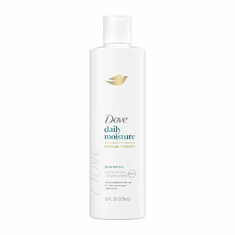 Dove - Daily Moisture Shampoo 12 oz - 6 Pack - Image 2