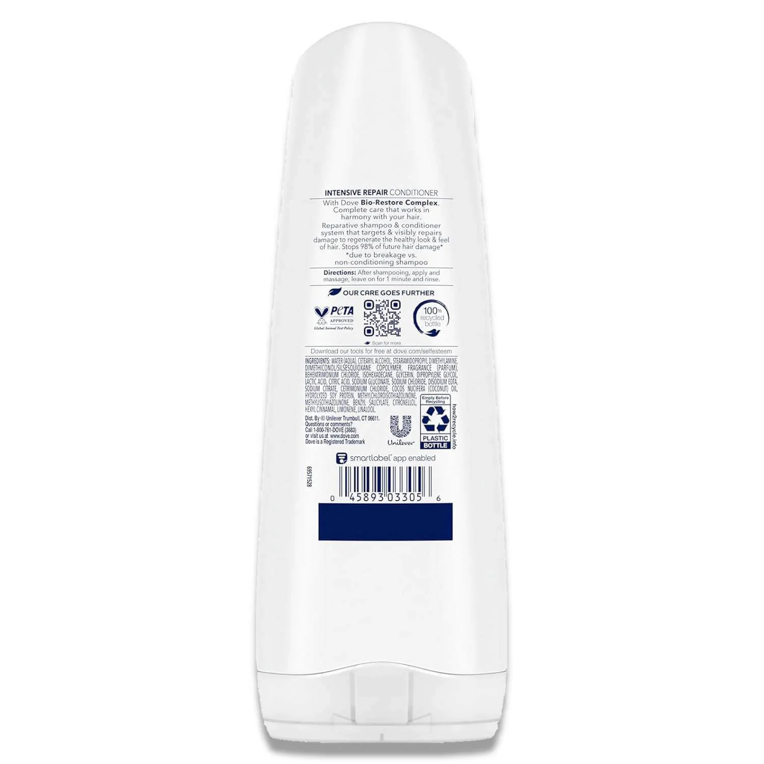 Dove - Damage Therapy Conditioner, Intensive Repair for Women - 12 Oz - 6 Pack - Image 3