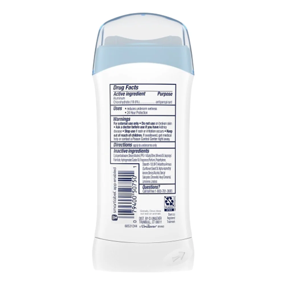 Dove - Deodorant  Fresh Invisible Solid 2.6 oz - 12 Pack - Image 3