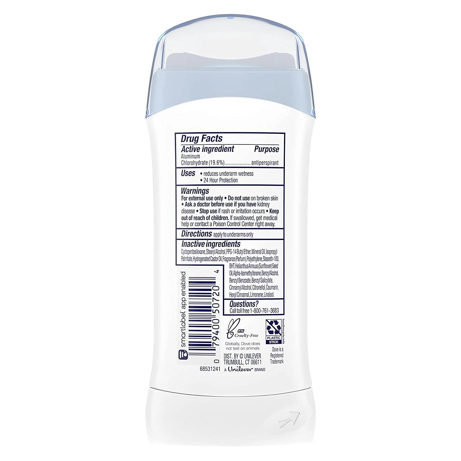 Dove Powder Invisible Solid Anti-perspirant Deodorant  2.6 Oz - 12 Pack - Image 3