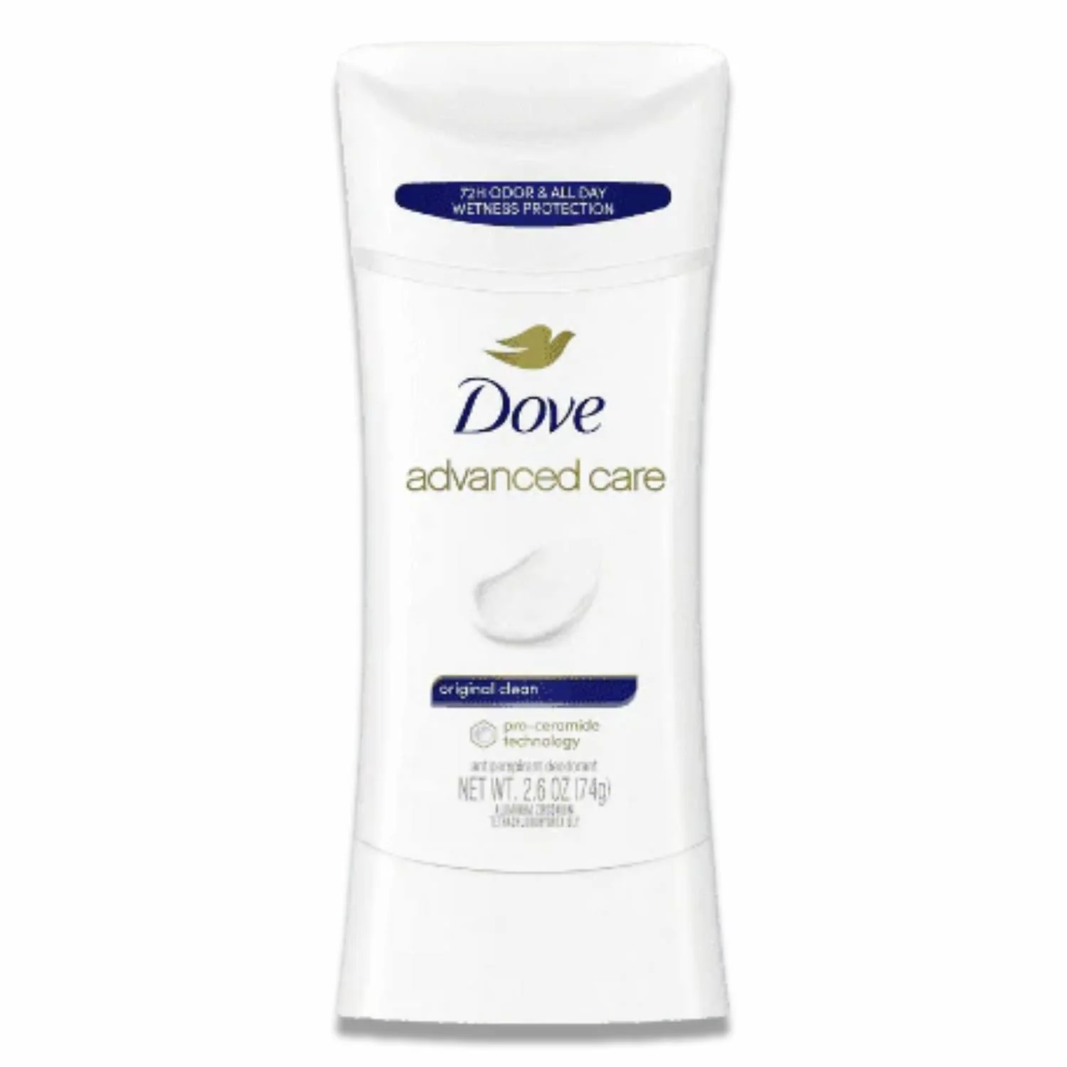 Dove - Advanced Care Antiperspirant Deodorant Stick for Women Original Clean - 2.6 Oz - 12 Pack - Image 2