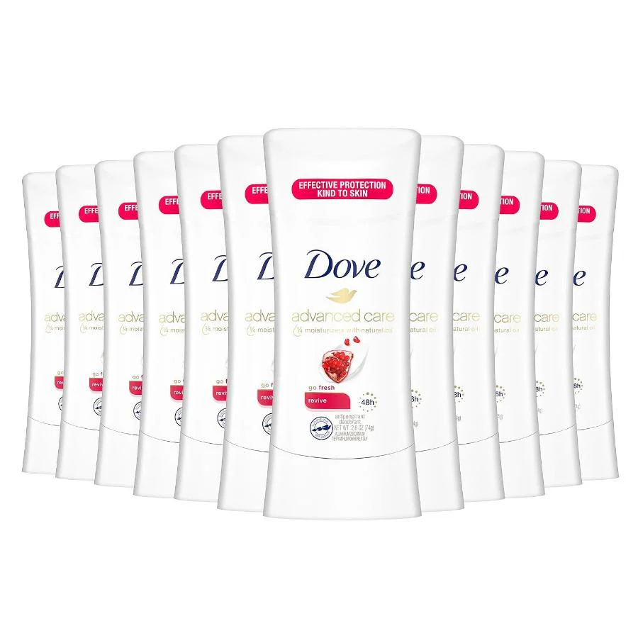Dove Deodorant Stick Advanced Care Revive  2.6 Oz - 12 Pack