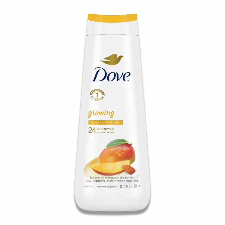 Dove - Glowing Body Wash with Mango and Almond Butter - 20 Oz - 4 Pack - Image 2