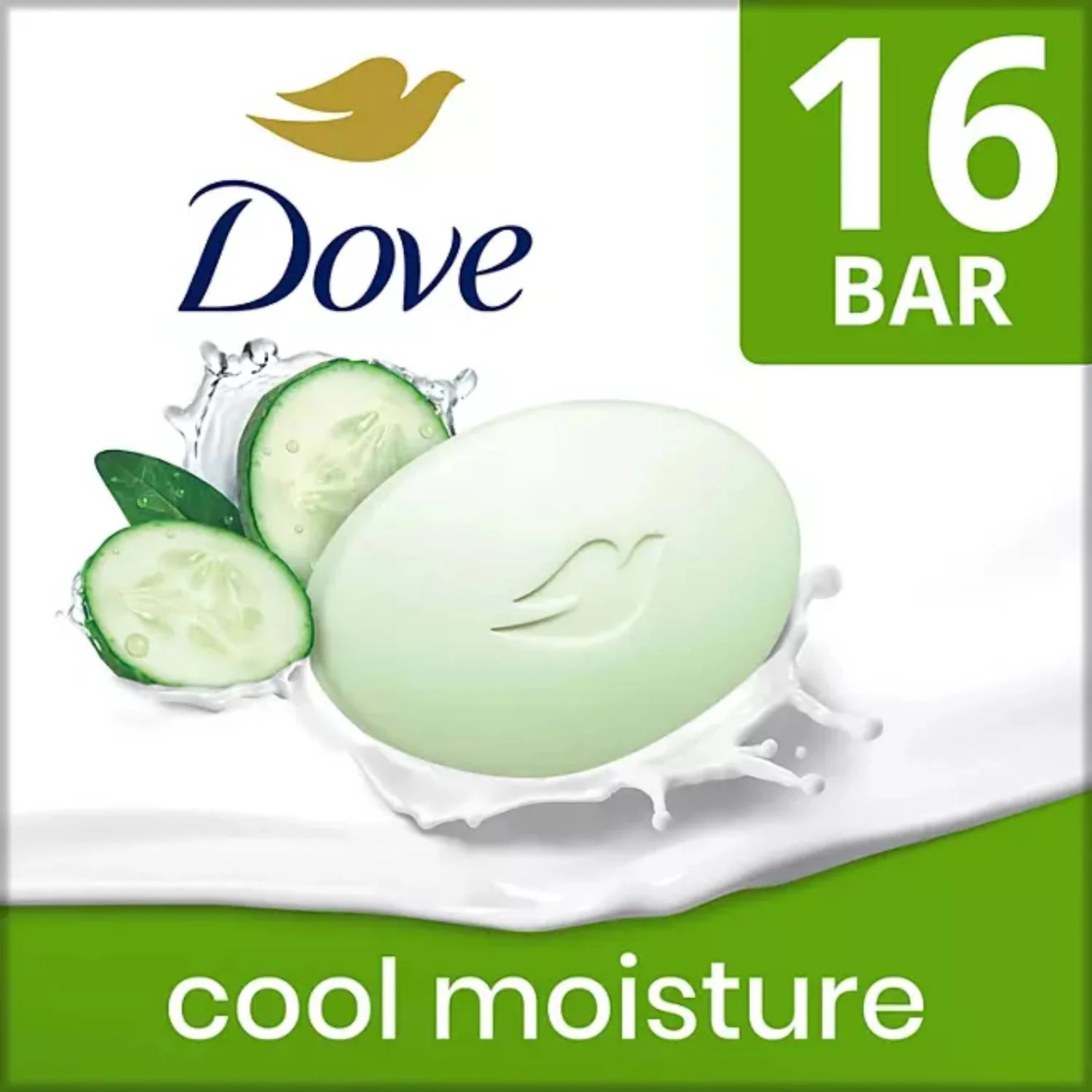 Dove - Go Fresh Beauty Bar, Cool Moisture - 3.75 Oz - 16 Ct - Image 2