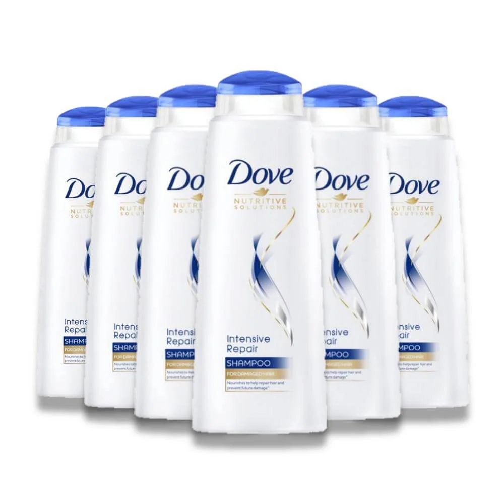 Dove - Intensive Repair Shampoo For Damaged Hair - 400ml - 6 Pack