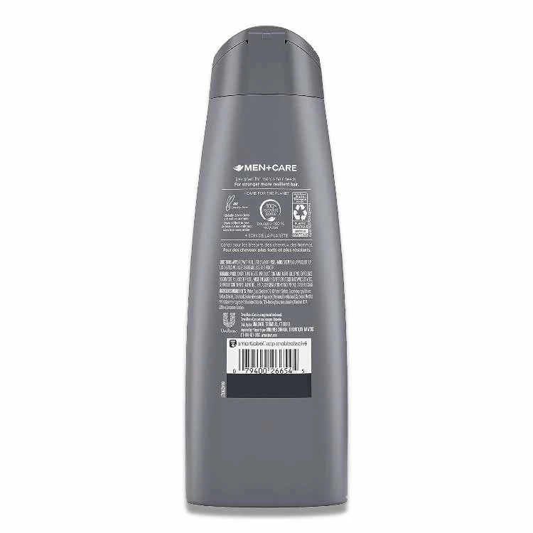 Dove - Men + Care 2 in 1 Shampoo + Conditioner Fresh + Clean Caffeine + Menthol 12 oz - 6 Pack - Image 3