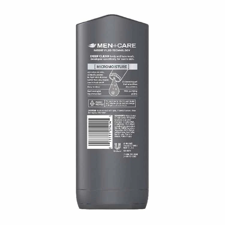 Dove Men +Care Body Wash Deep Clean 13.5 oz/ 400 ml- 6 Pack - Image 3