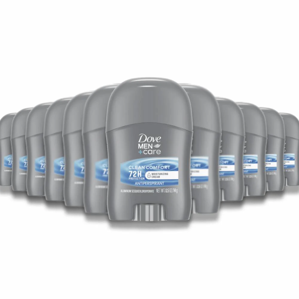 Dove - Men + Care, Clean Comfort, 72H Protection, Antiperspirant - 0.5 Oz - 36 Pack