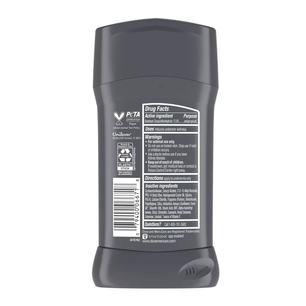 Dove Men+Care Clean Comfort Antiperspirant Stick 2.7 oz - 12 Pack - Image 3