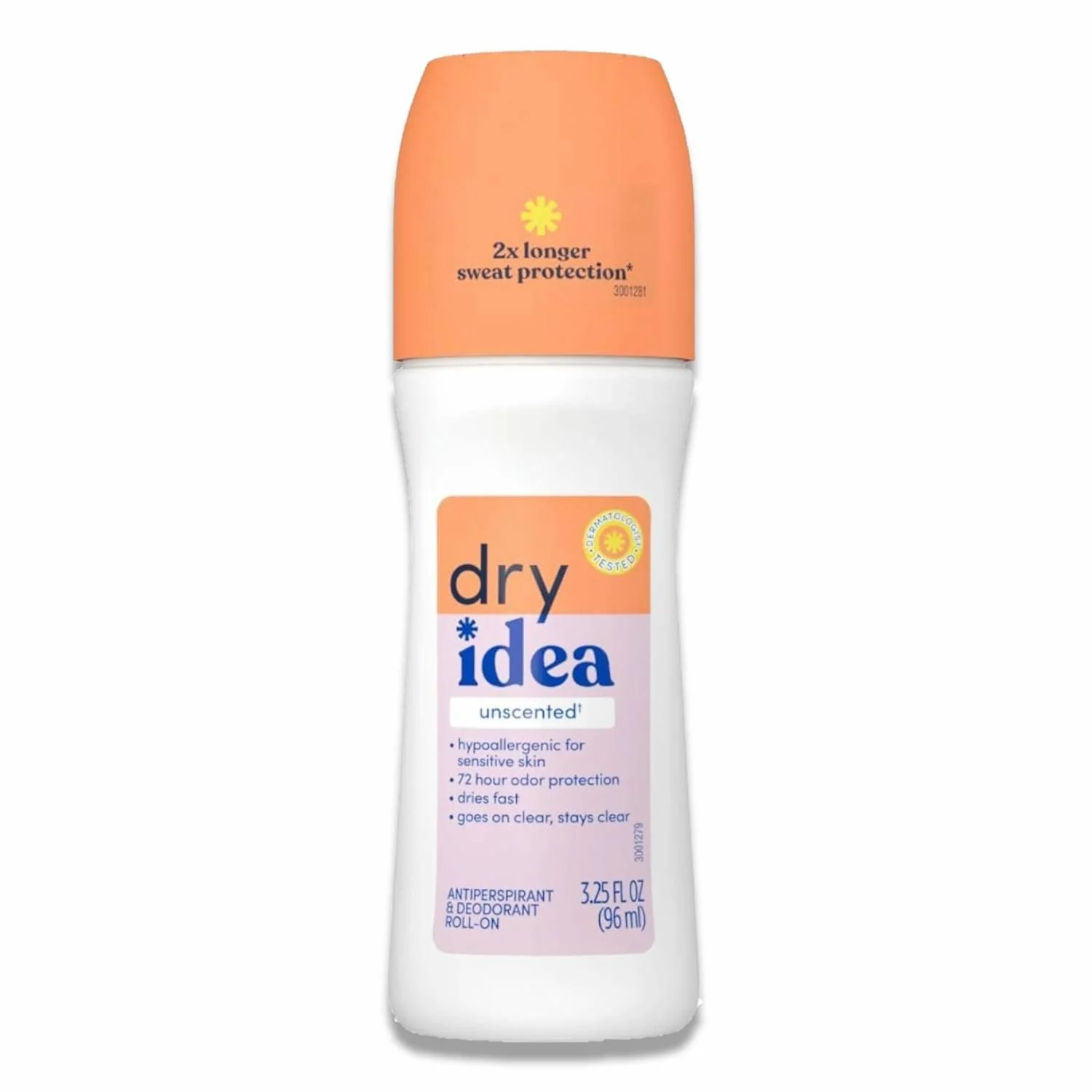 Dry Idea - Anti-Perspirant and Deodorant, Unscented - 3.25 Oz - 12 Pack - Image 2