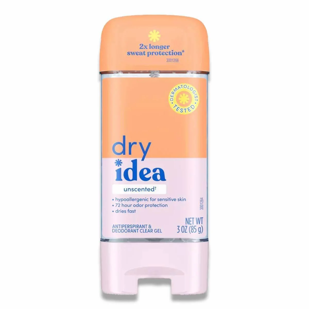 Dry Idea Antiperspirant & Deodorant Unscented Hypo-Allergenic 3 oz- 12 Pack - Image 2