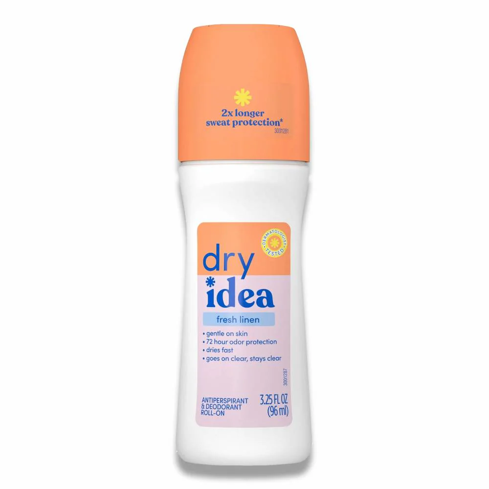 Dry Idea - Antiperspirant Deodorant Roll On - Fresh Linen - 3.25 Oz - 12 Pack - Image 2