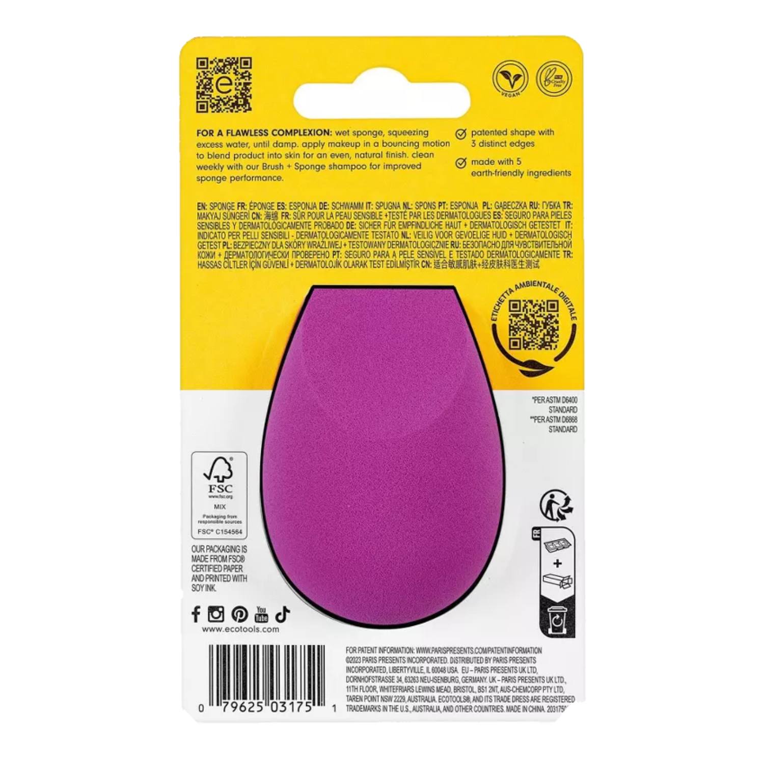 EcoTools - Bioblender Makeup Sponge - 1 Ct Each - 8 Pack - Image 3