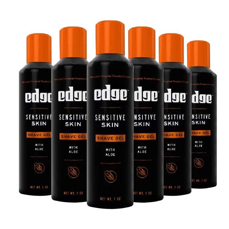 Edge - Sensitive Skin Shaving Gel 7 oz - 6 Pack