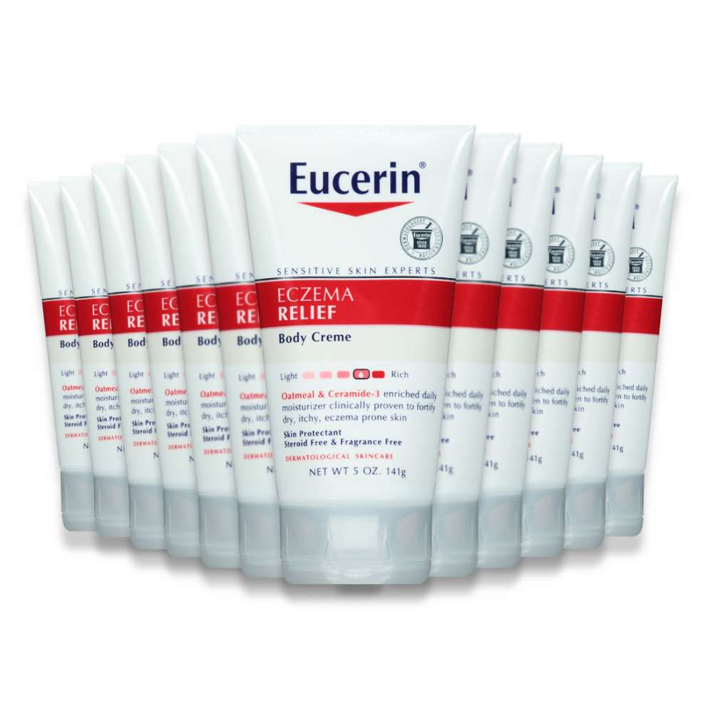 Eucerine Eczema Relief Body Cream 5 Oz - 12 Pack