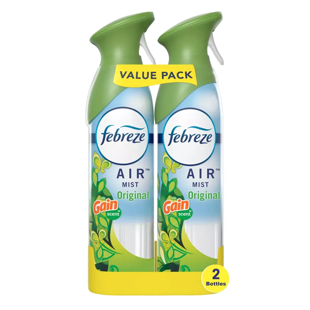 Febreze - Air Freshener, Gain Original Scent, Twin Pack - 8.8 Oz - 3 Pack - Image 2
