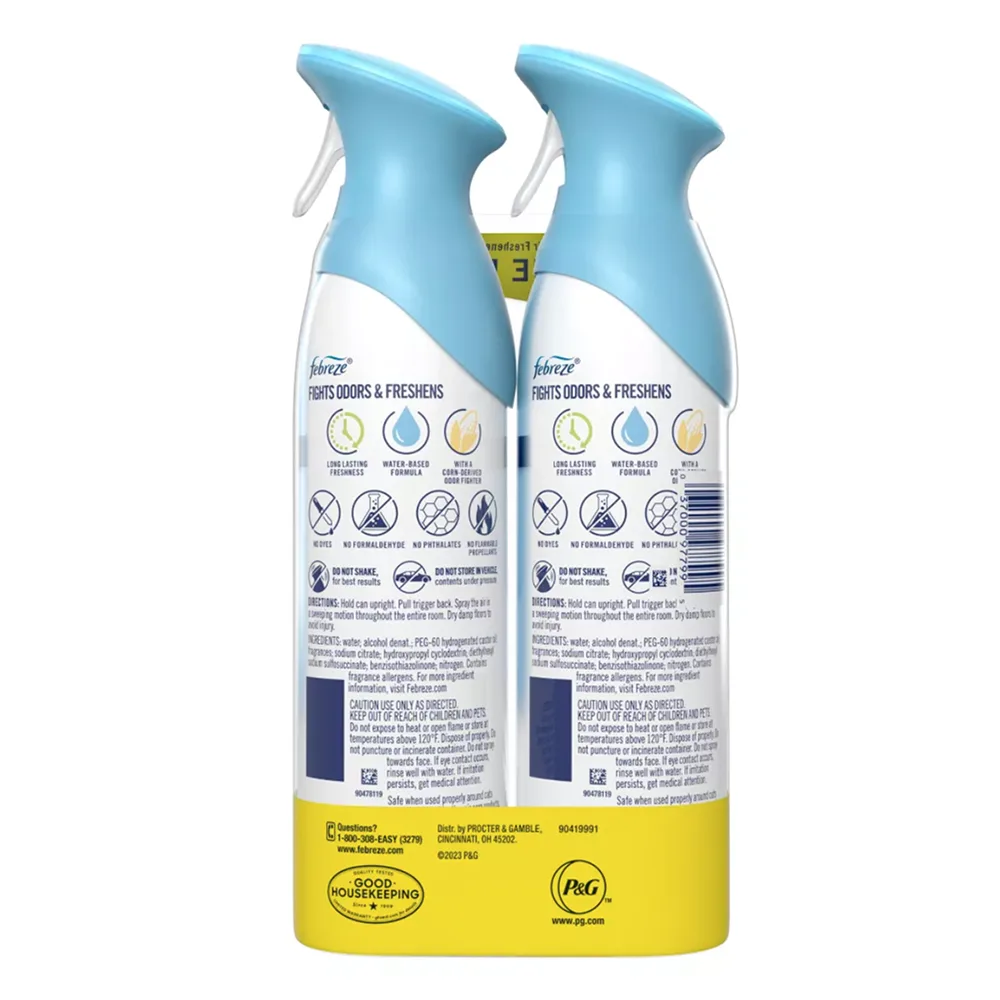Febreze - Air Freshener, Linen & Sky Scent, Twin Pack - 8.8 Oz - 3 Pack - Image 3