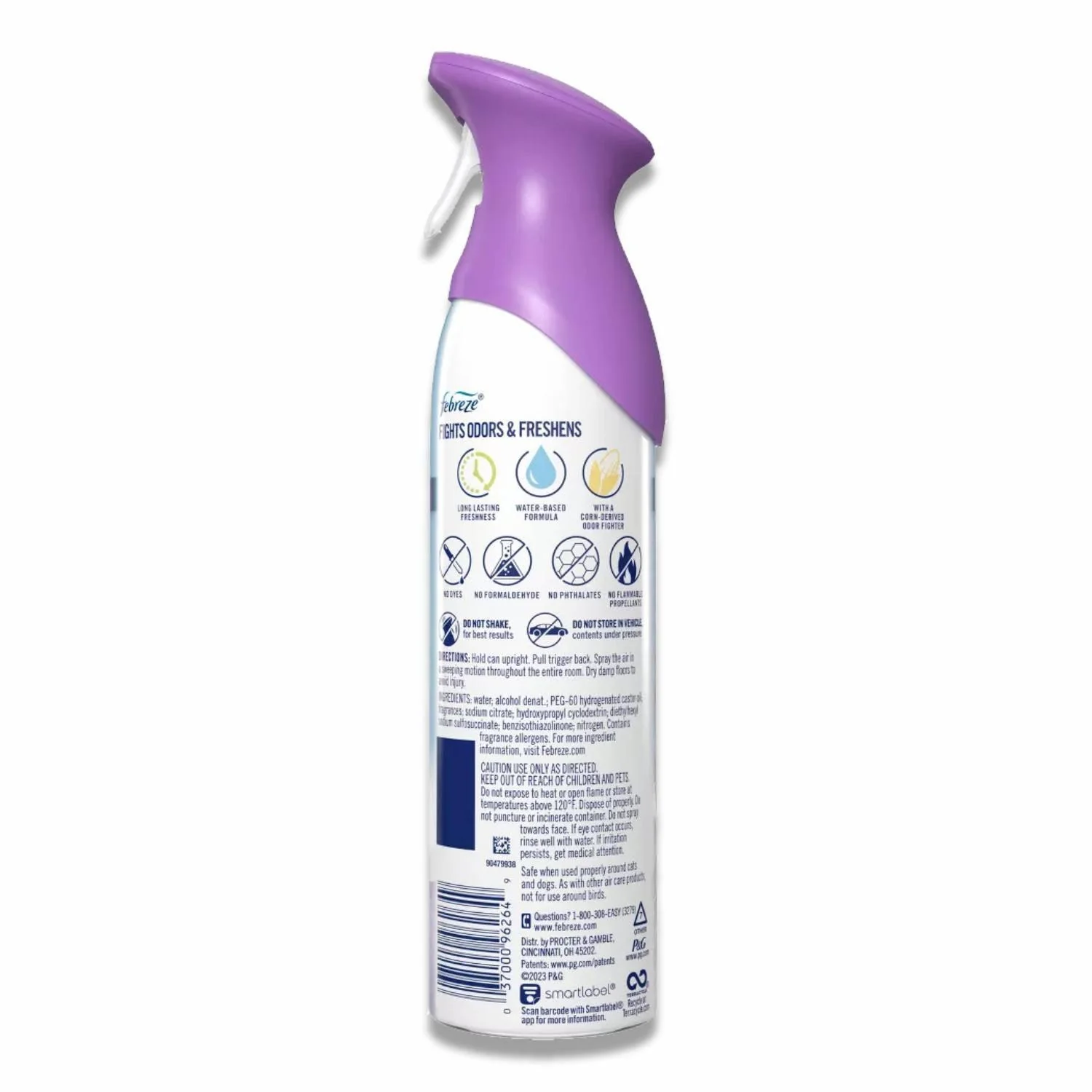 Febreze - Odor-Fighting Air Freshener, Mediterranean Lavender - 8.8 Oz - 6 Pack - Image 3