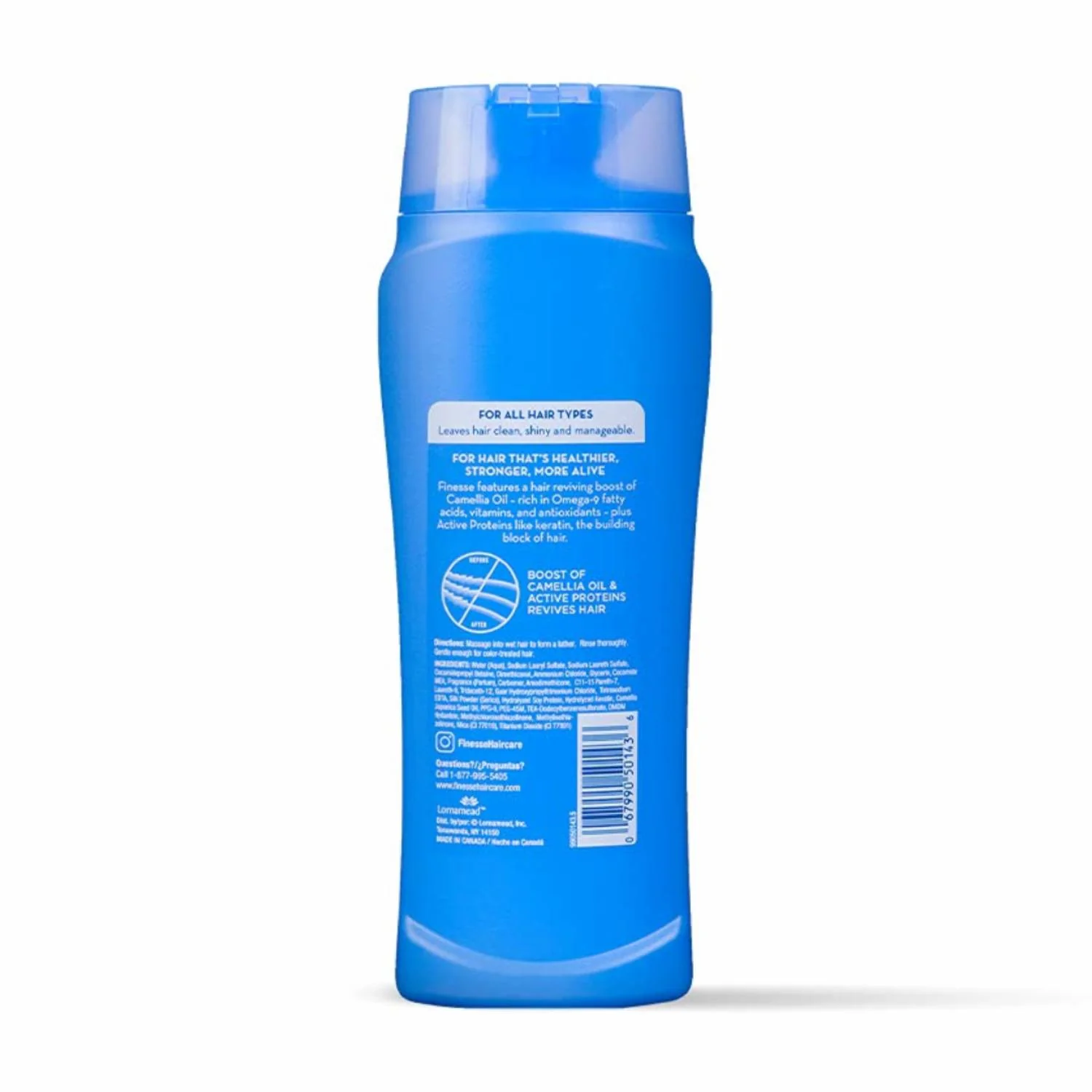 Finesse - Self Adjusting 2 in 1 Texture Enhancing Shampoo and Unisex Conditioner - 13 Oz - 6 Pack - Image 3