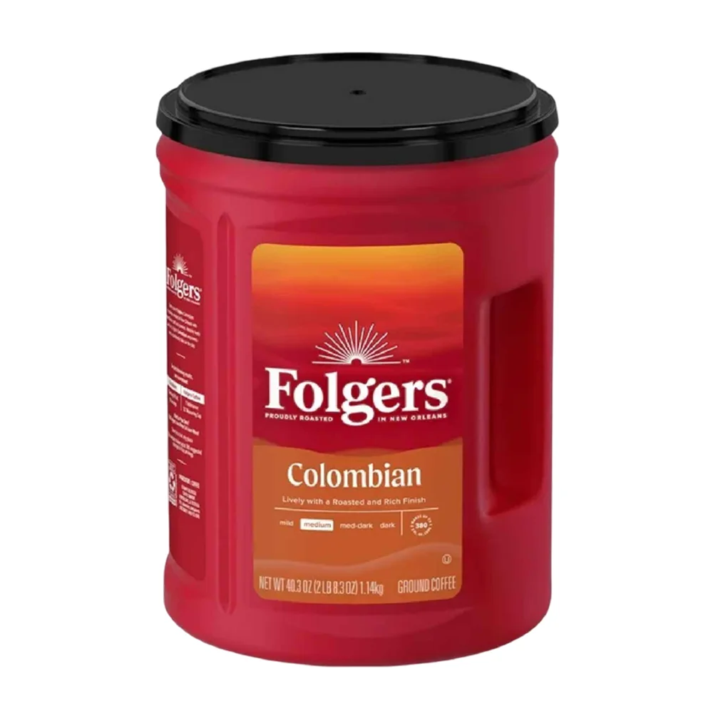Folgers - 100% Medium Roast Ground Colombian Coffee - 40.3 Oz - 3 Pack - Image 2