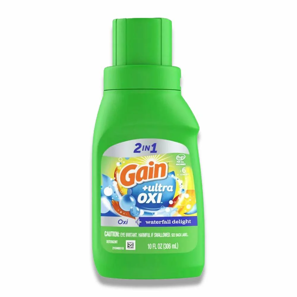 Gain - Ultra +Oxi Liquid Laundry Detergent - 10 Oz - 12 Pack - Image 2