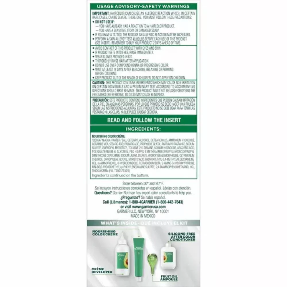 Garnier Nutrisse Nourishing Color Creme - Medium Natural Brown 50 (Truffle) - 12 Pack - Image 3
