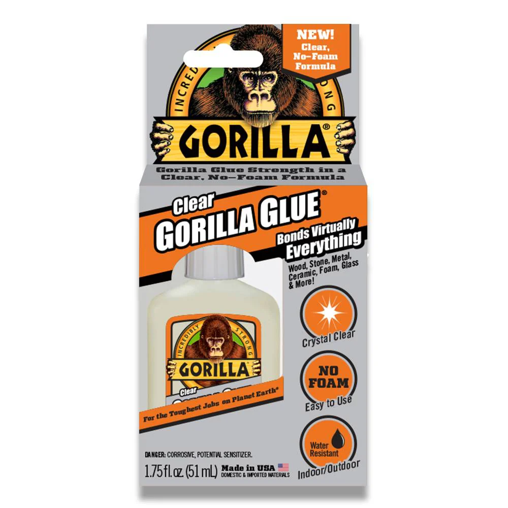 Gorilla - Clear Gorilla Glue - 1.75 Oz - 5 Pack - Image 3