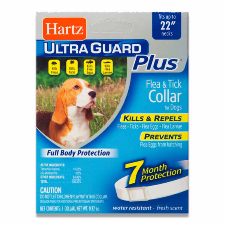 Hartz - Ultra Guard Plus Flea & Tick Collar For Dogs Fits Up to 22" Necks - 48 Pack - Image 3