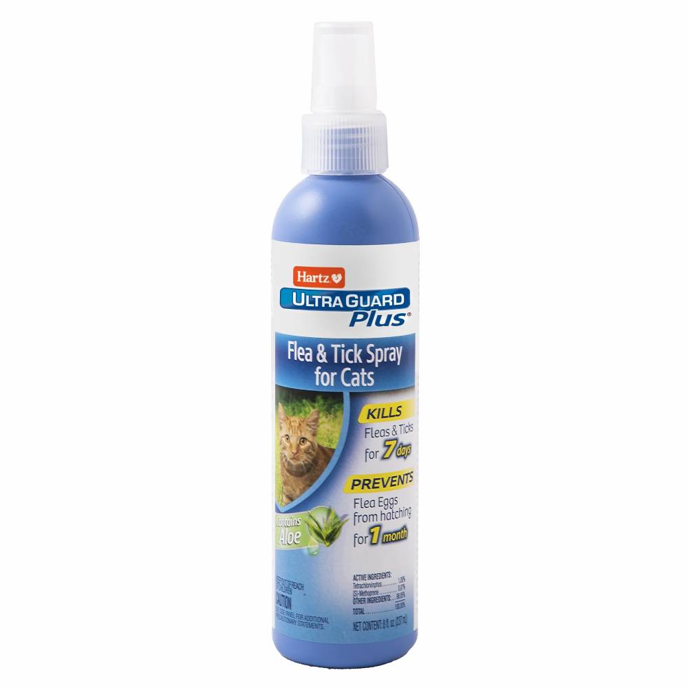 Hartz - UltraGuard Plus Flea and Tick Spray for Cats - 8 Oz - 12 Pack - Image 2