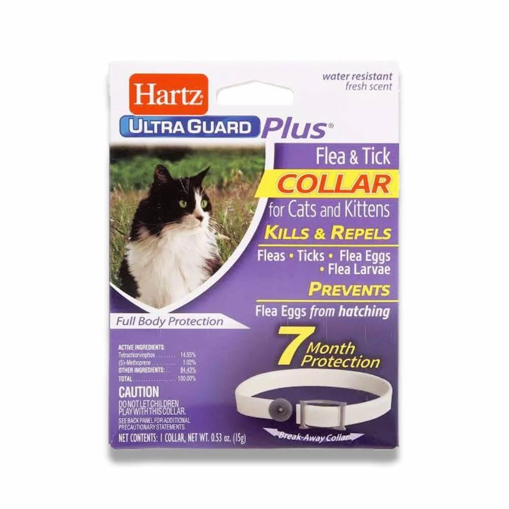 Hartz -UltraGuard Plus Flea & Tick Collar for Cats & Kittens - 1 Ct Each -  48 Pack - Image 2