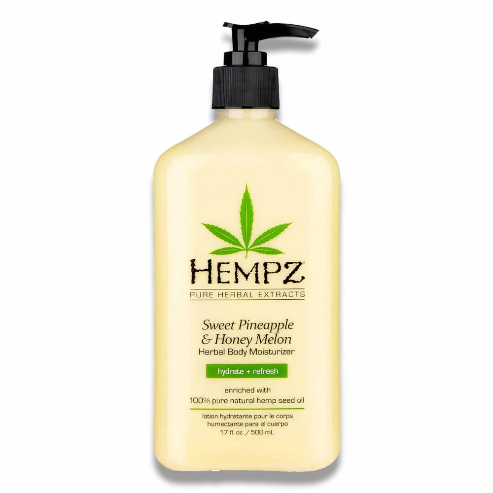 Hempz - Sweet Pineapple & Honey Melon Herbal Body Moisturizer - 17 Oz - 12 Pack - Image 2