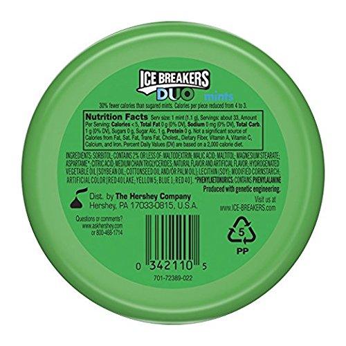 Ice Breakers Sugar Free DUO Mints Watermelon - 8 Pack - Image 3
