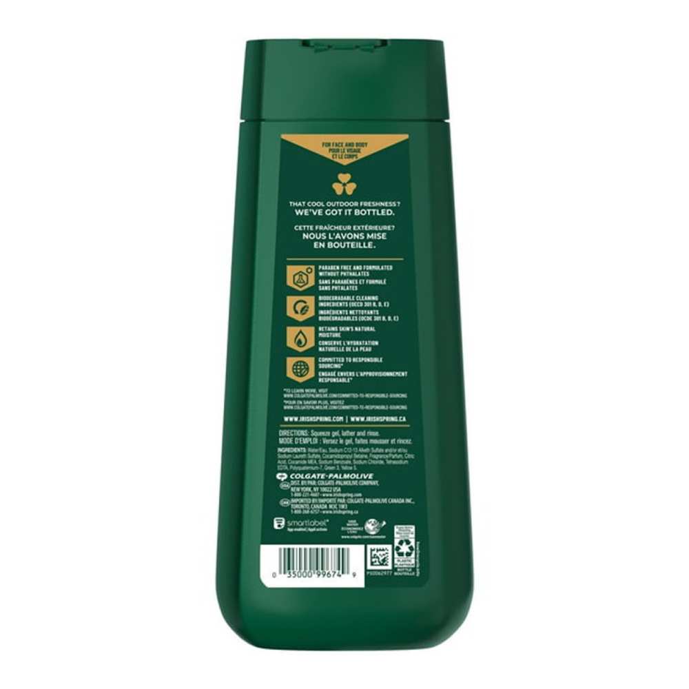 Irish Spring -  Original Clean Body Wash For Men - 20 Oz  - 4 Pack - Image 3