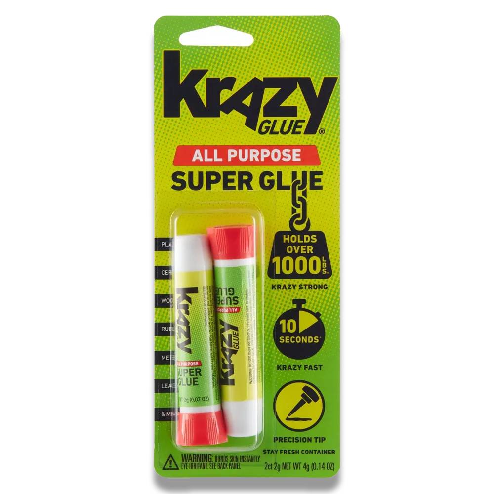 Krazy - Glue All Purpose Precision Tip Super Glue, 2 Pack - 0.14 Oz - 48 Pack - Image 3