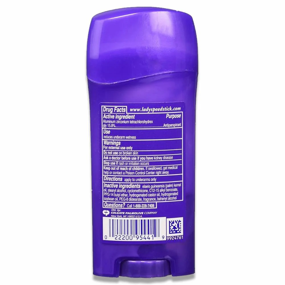 Lady Speed Stick Invisible Dry Antiperspirant & Deodorant, Shower Fresh 2.3 oz - 12 Pack - Image 3